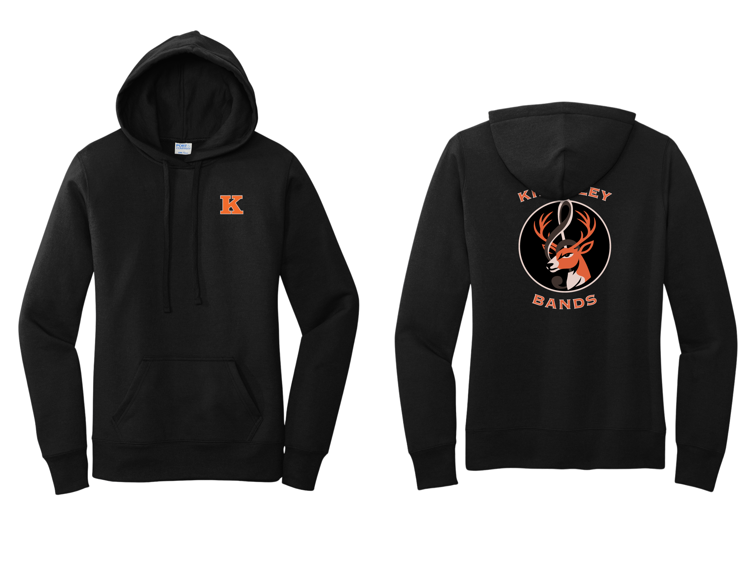 Port & Co™ Women's Core Fleece Pullover Hooded Sweatshirt