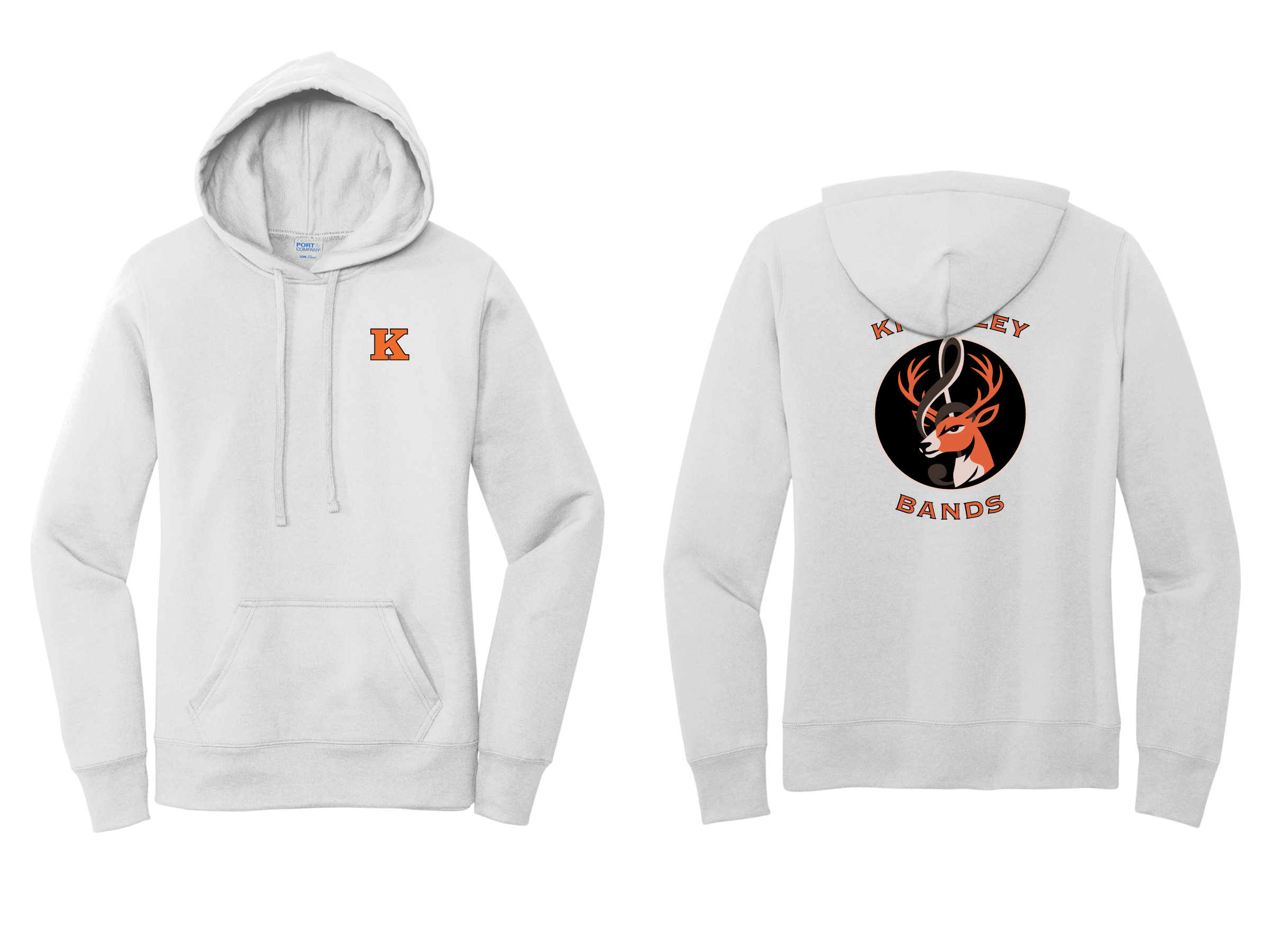 Port & Co™ Women's Core Fleece Pullover Hooded Sweatshirt