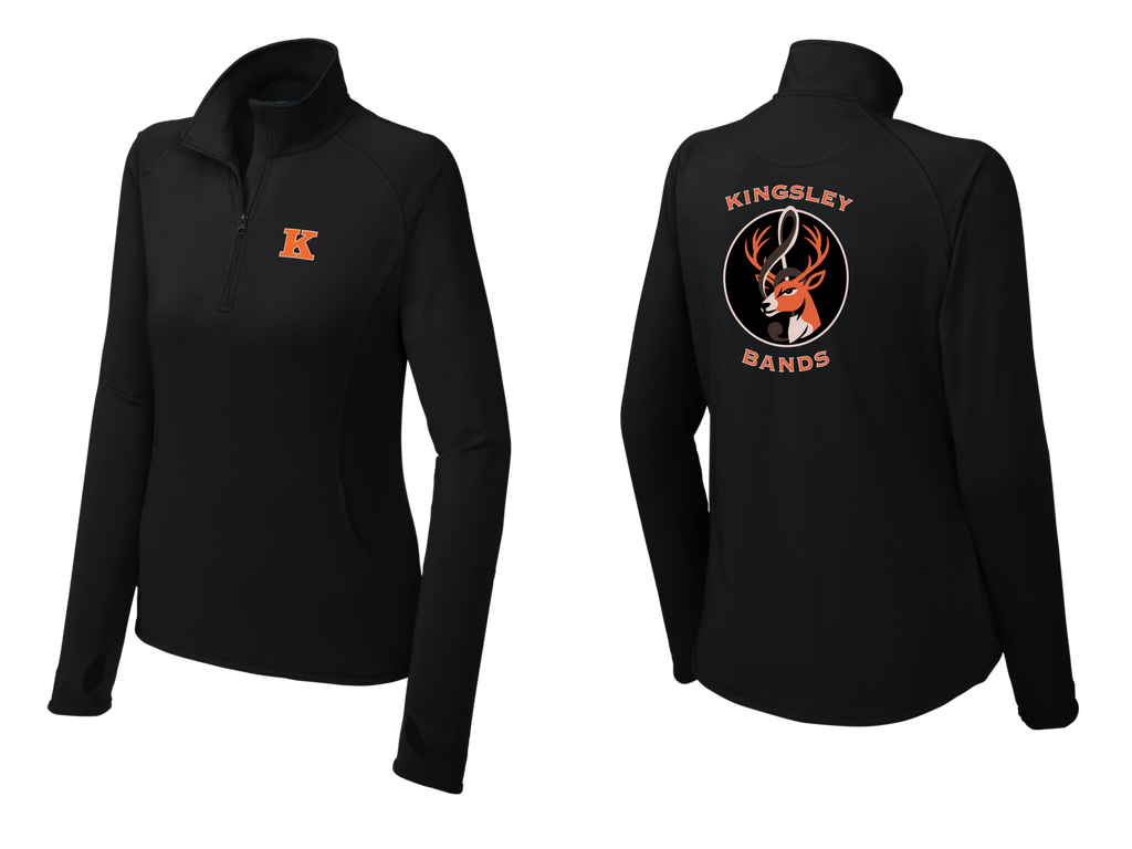 Sport-Tek® Women's Sport-Wick® Stretch 1/4-Zip Pullover