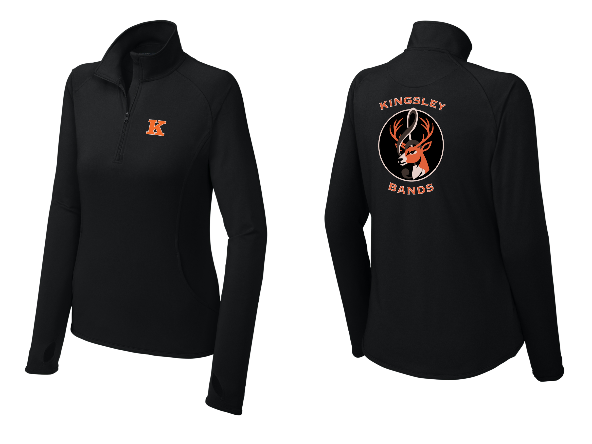 Sport-Tek® Women's Sport-Wick® Stretch 1/4-Zip Pullover