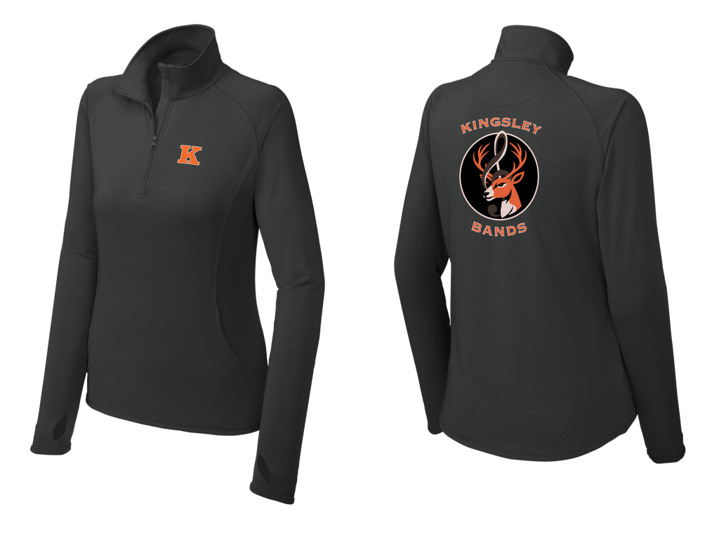 Sport-Tek® Women's Sport-Wick® Stretch 1/4-Zip Pullover