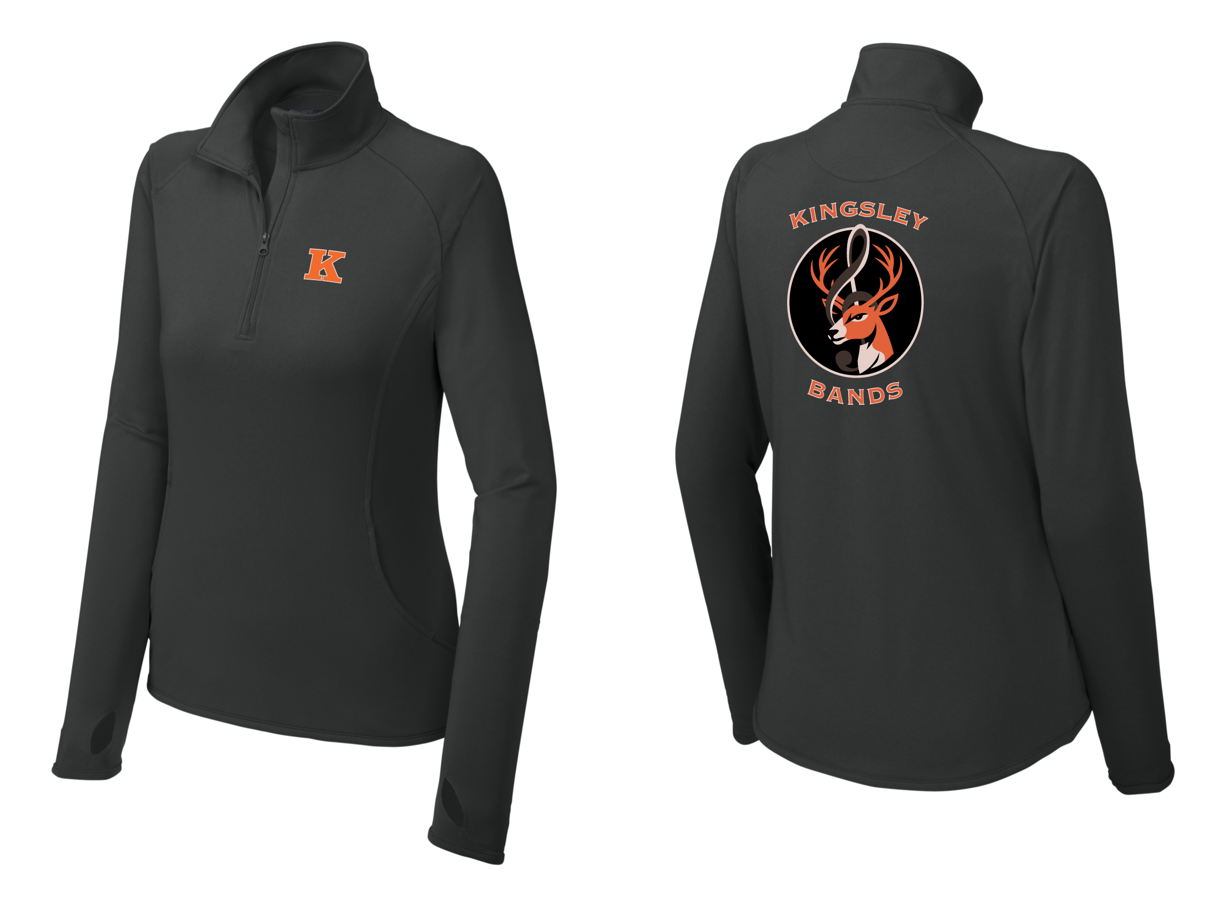 Sport-Tek® Women's Sport-Wick® Stretch 1/4-Zip Pullover